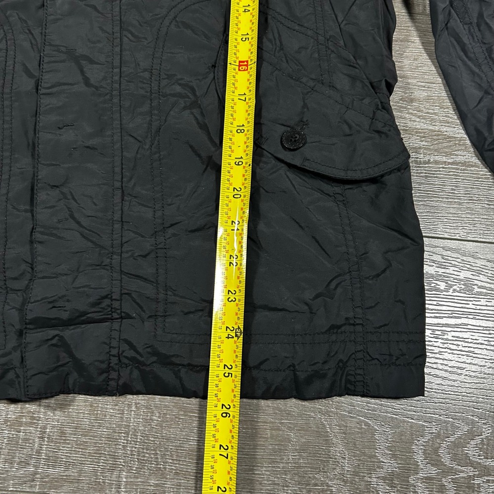 CLASS Roberto Cavalli Black Hooded Jacket Giacomme Size 54‎ Col 801 Lightweight - Picture 4 of 8